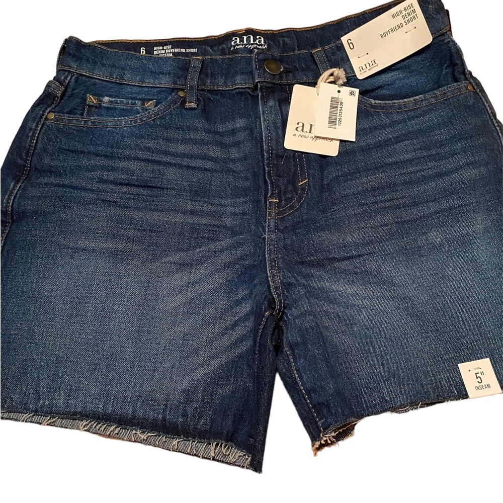 NWT A.N.A. High Rise Midi Short 5” inseam size 6 - Picture 3 of 4